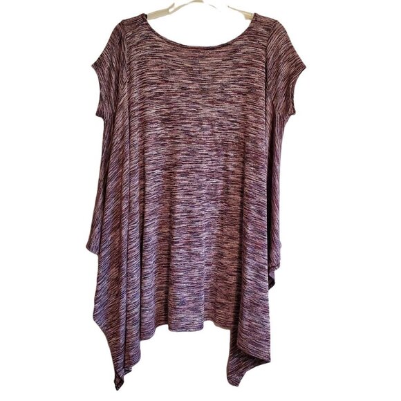 Knox Rose Short Sleeve Poncho Blouse - Picture 3 of 13